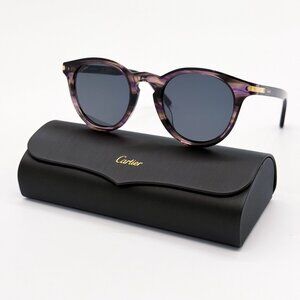 NEW CARTIER CT0010S 003 HAVANA UNISEX SUNGLASSES CARTIER